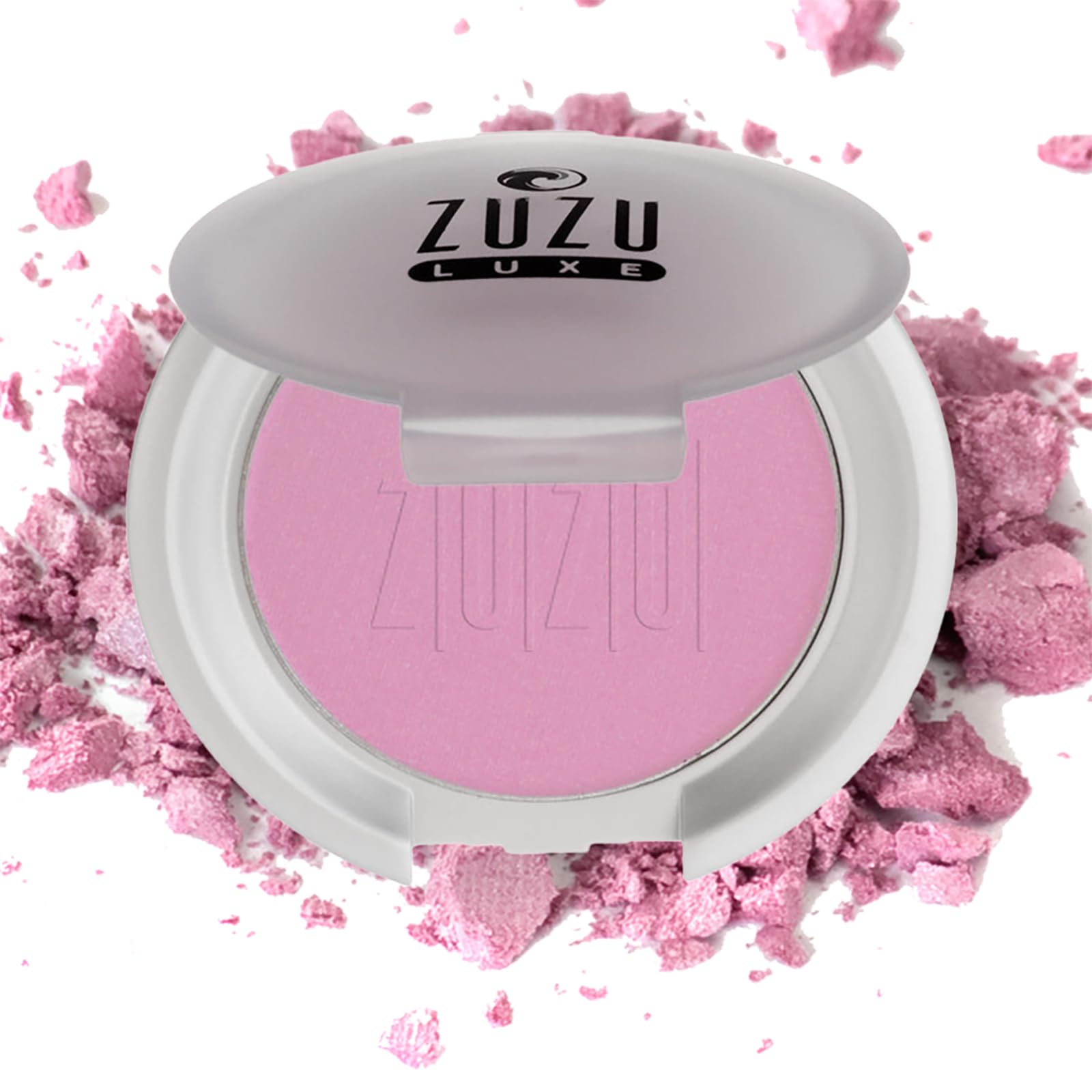 Rubor Zuzu Luxe Mineral Nymph Vivid Pastel Pink Shimmer, 3 Ml - Venta Internacional.