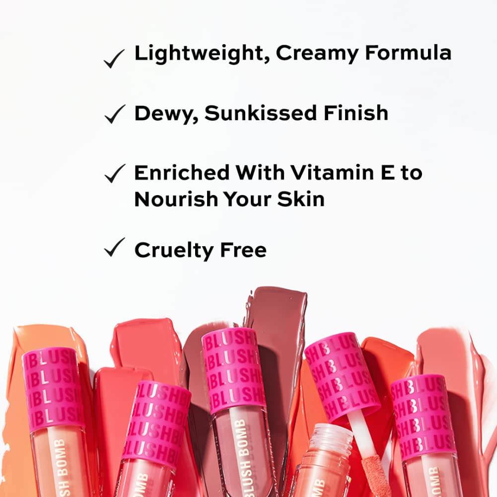 Foto 3 pulgar | Colorete Blush Makeup Revolution Blush Bomb Cream 4.5 Ml Melocotón - Venta Internacional