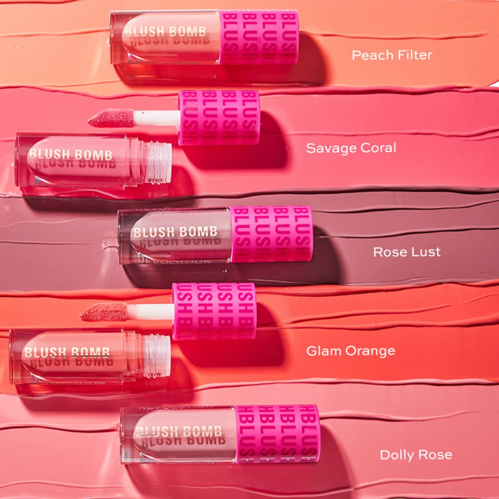 Foto 5 pulgar | Colorete Blush Makeup Revolution Blush Bomb Cream 4.5 Ml Melocotón - Venta Internacional