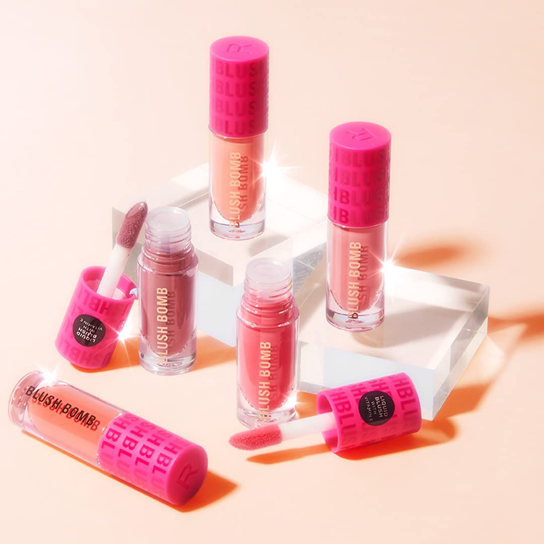 Foto 6 pulgar | Colorete Blush Makeup Revolution Blush Bomb Cream 4.5 Ml Melocotón - Venta Internacional