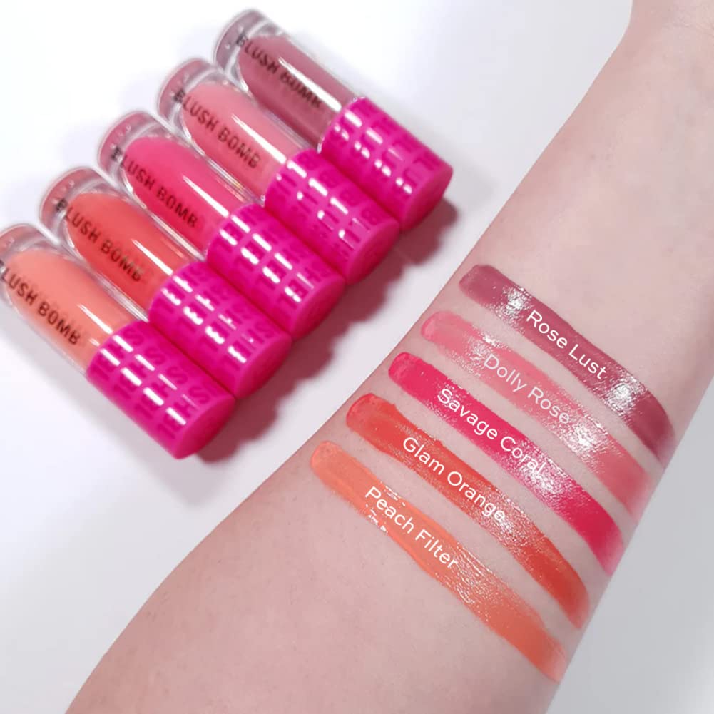 Foto 7 pulgar | Colorete Blush Makeup Revolution Blush Bomb Cream 4.5 Ml Melocotón - Venta Internacional