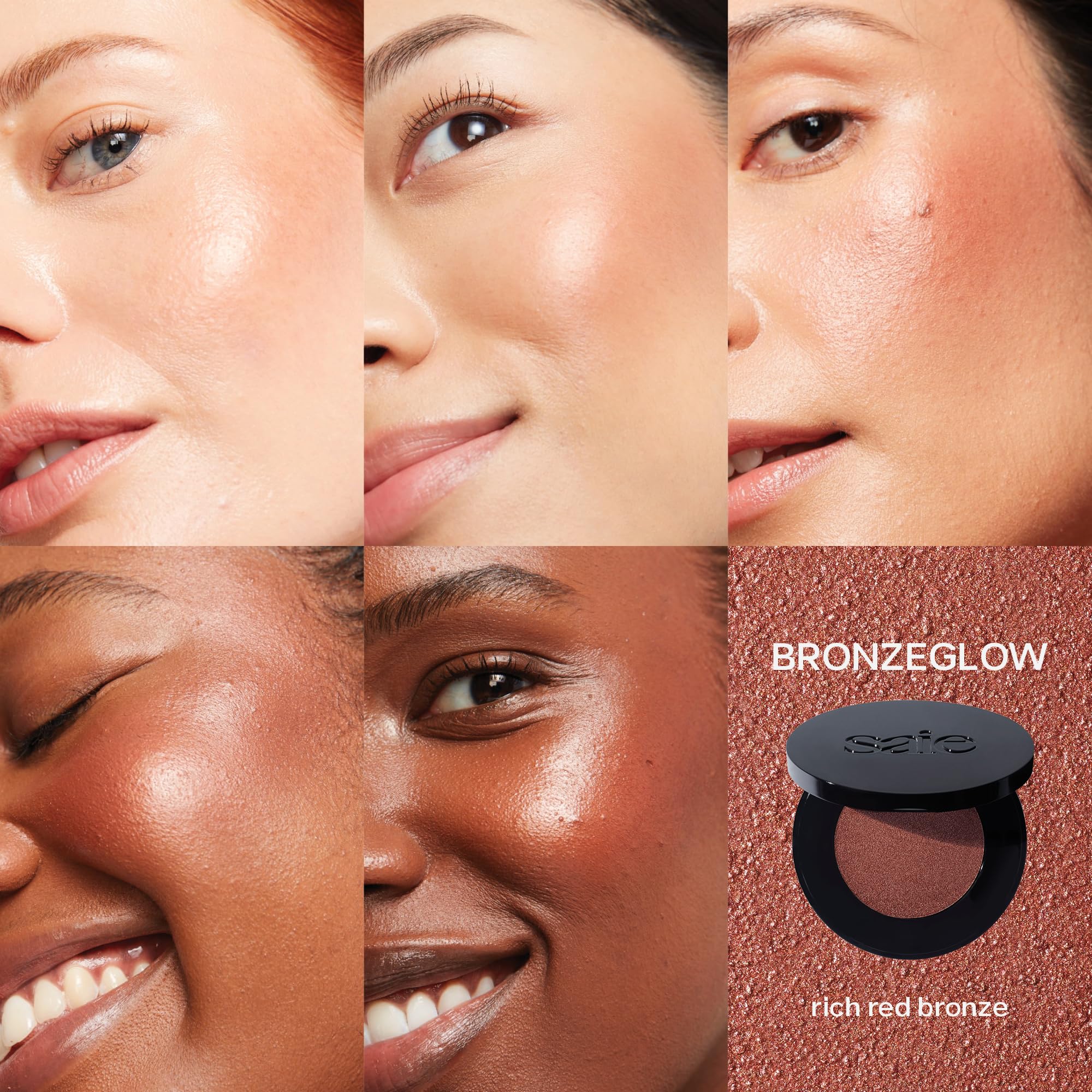 Foto 5 pulgar | Iluminador Y Colorete En Crema Saie Glow Sculpt Bronzeglow - Venta Internacional.