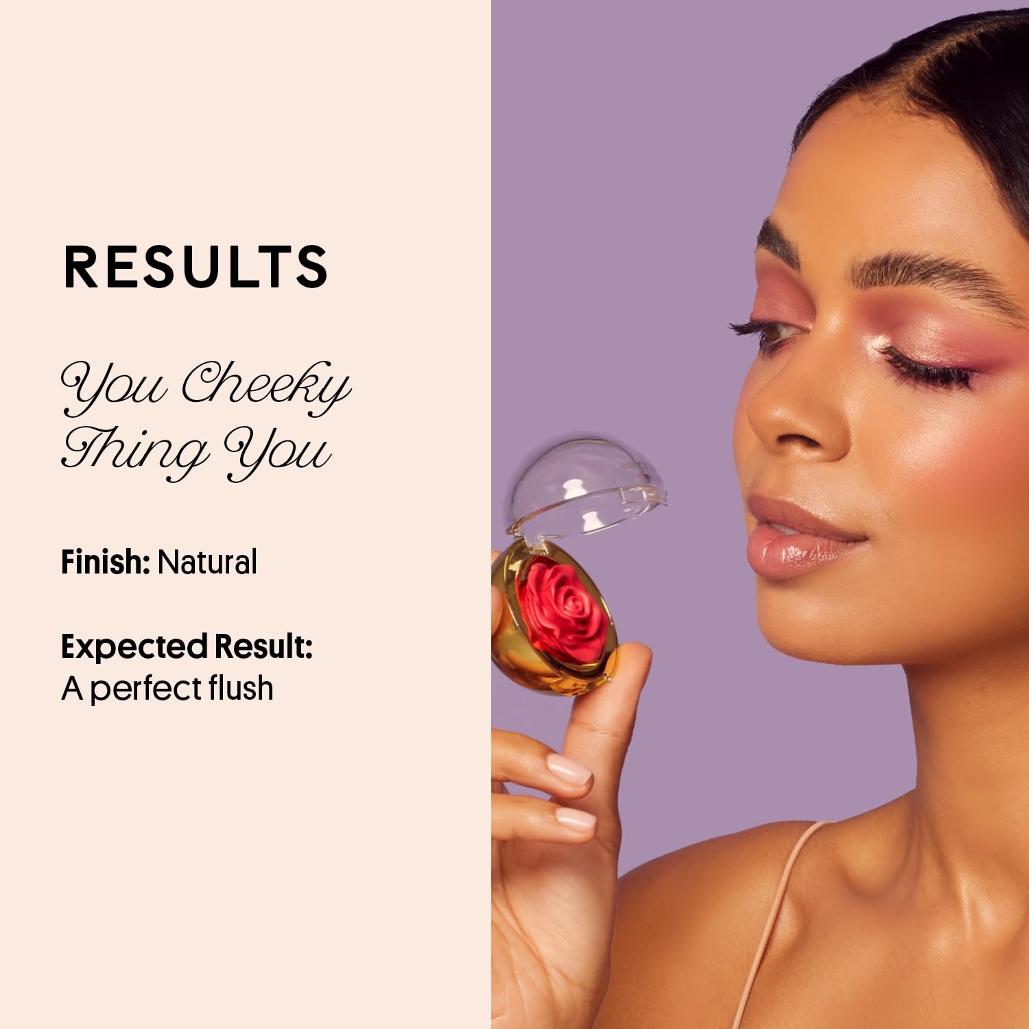 Foto 5 pulgar | Colorete En Crema Winky Lux Cheeky Rose Pink Tea Time - Venta Internacional.