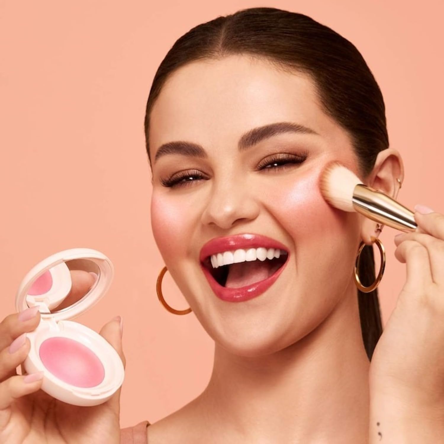 Foto 6 pulgar | Colorete En Polvo Rare Beauty De Selena Gomez Soft Pinch Happy - Venta Internacional.