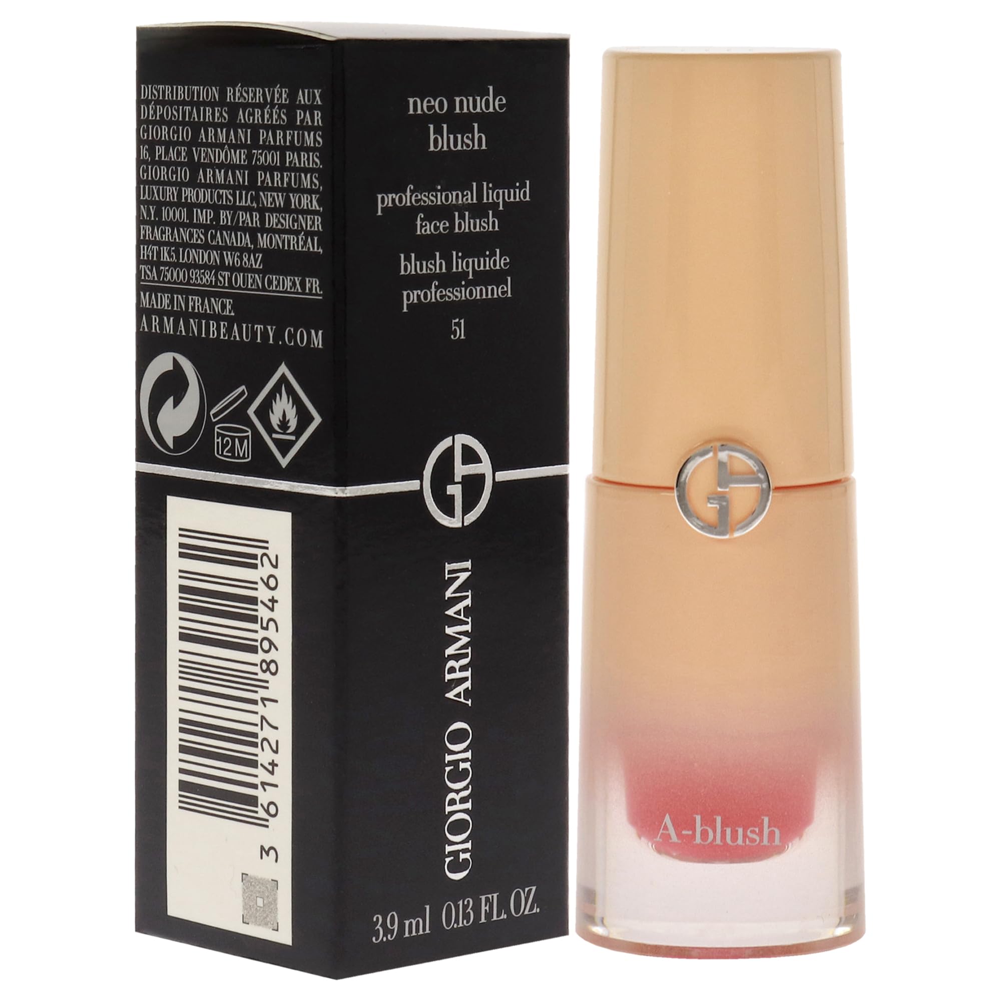 Foto 4 pulgar | Colorete Facial Líquido Giorgio Armani A-line 51 para Mujer 3,9 ml - Venta Internacional