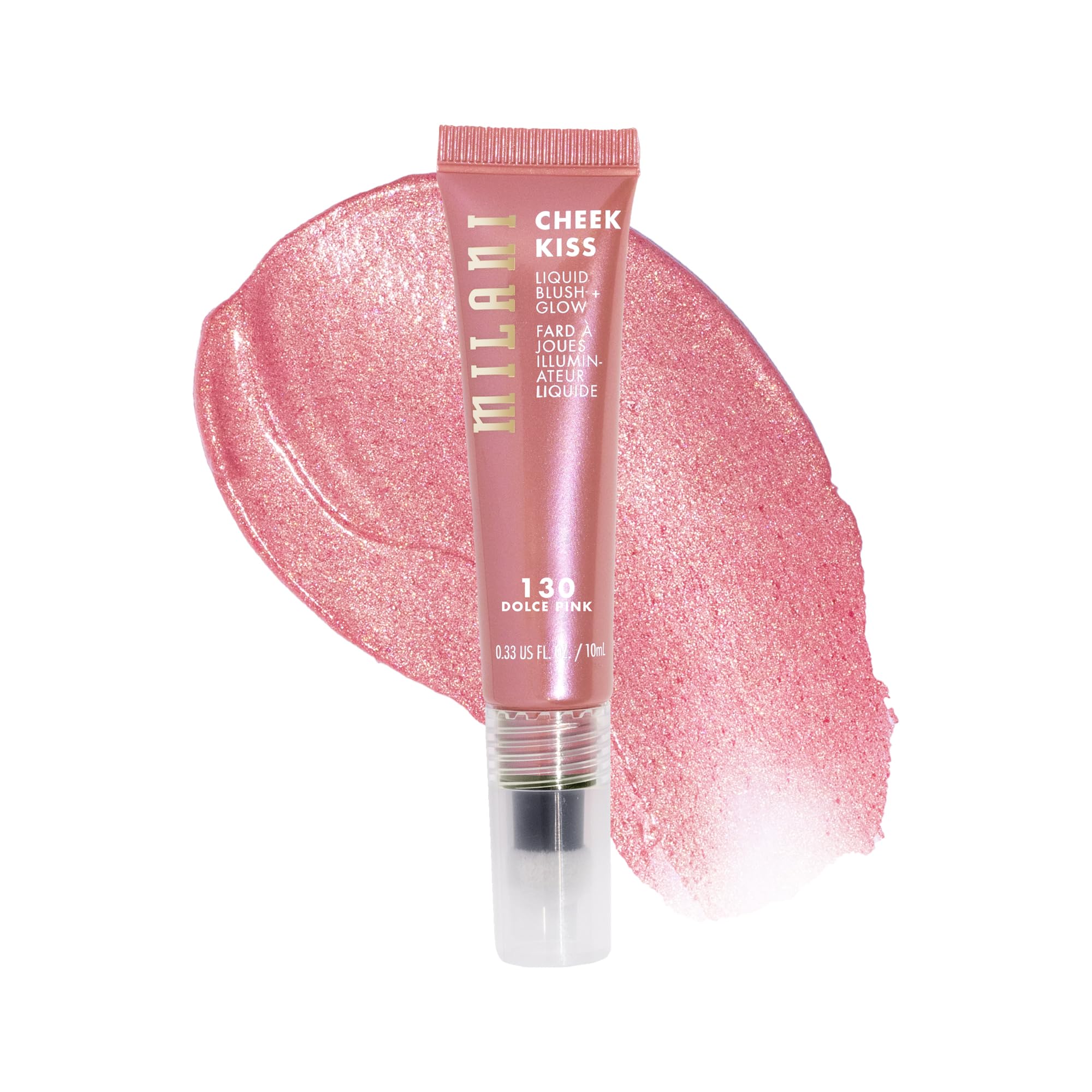 Foto 2 pulgar | Rubor Líquido Blush And Glow Milani Cheek Kiss 130 Dolce Pink - Venta Internacional.