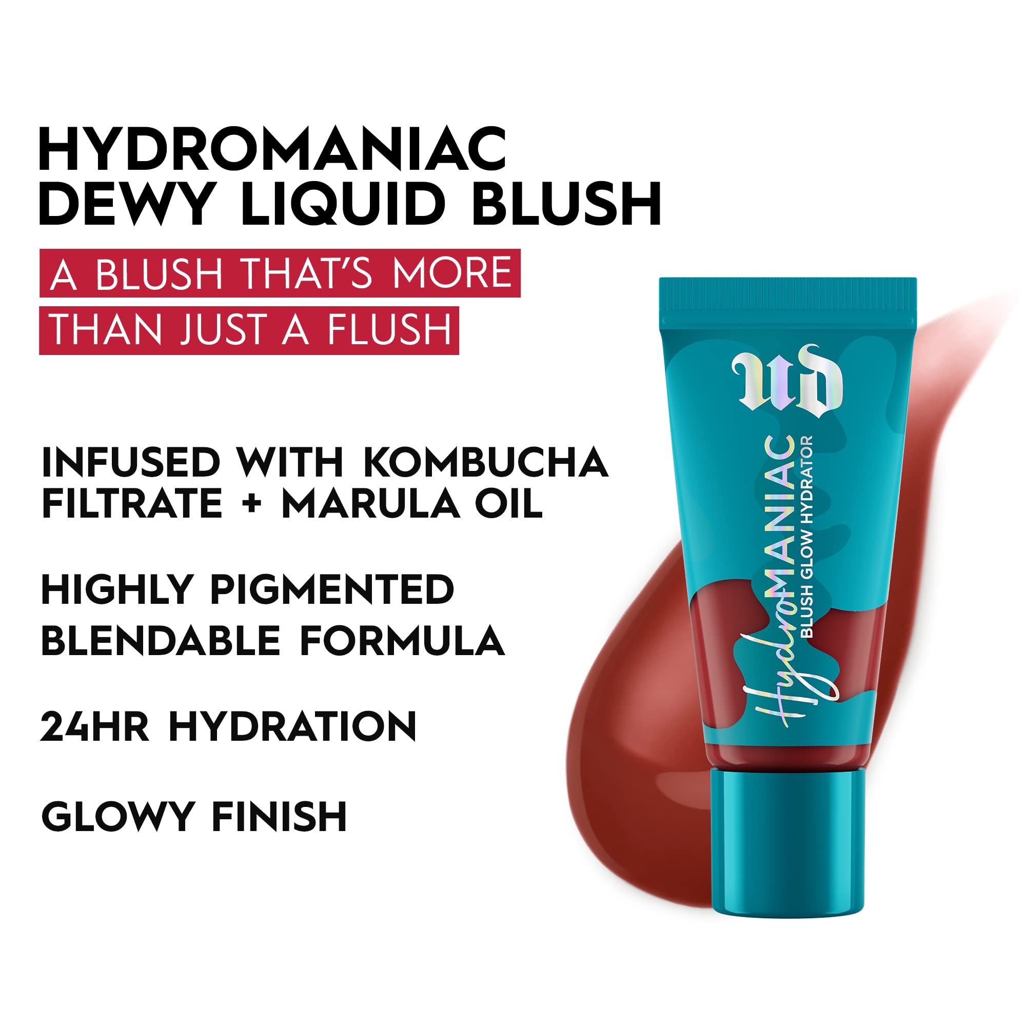 Foto 3 pulgar | Colorete Líquido Urban Decay Hydromaniac Rebellious, 15 Ml, Vegano - Venta Internacional.