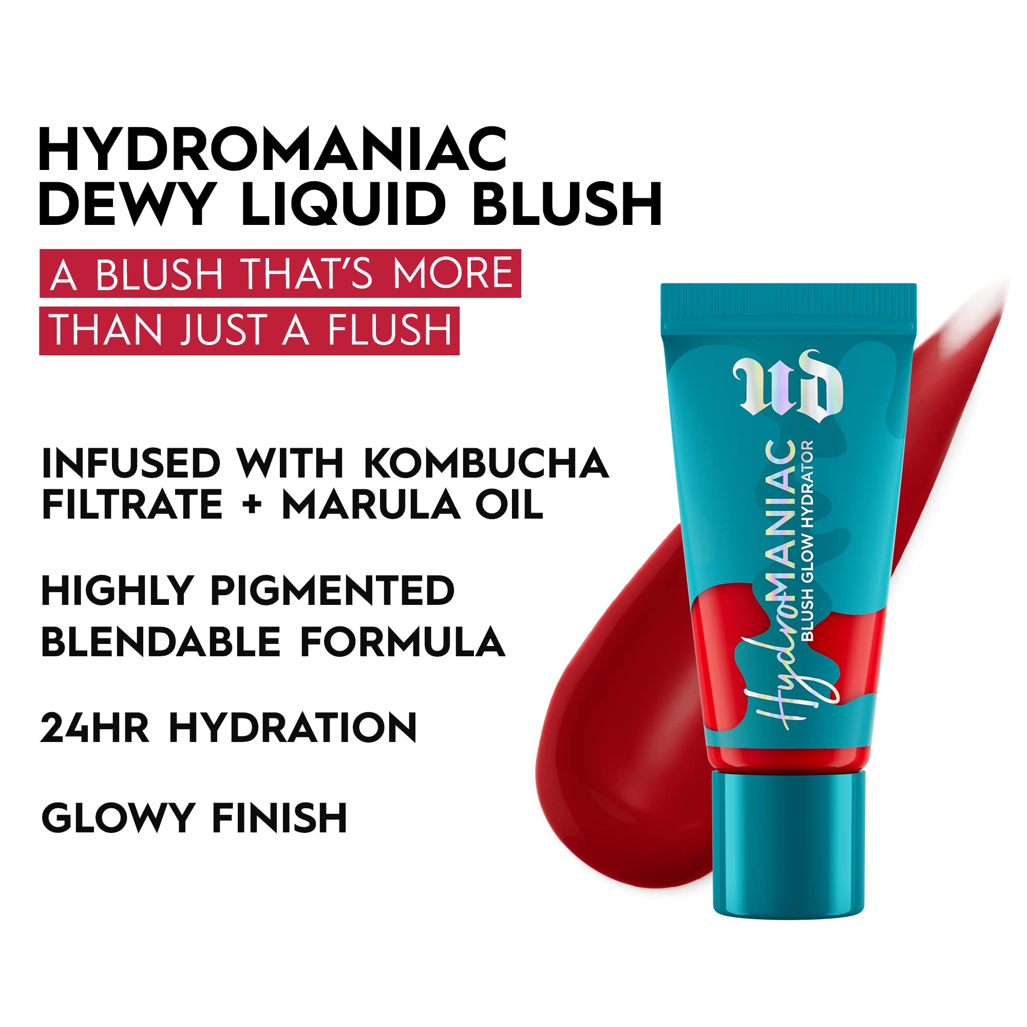 Foto 3 pulgar | Rubor Líquido Urban Decay Hydromaniac Red Flag, 15 Ml, Vegano - Venta Internacional.