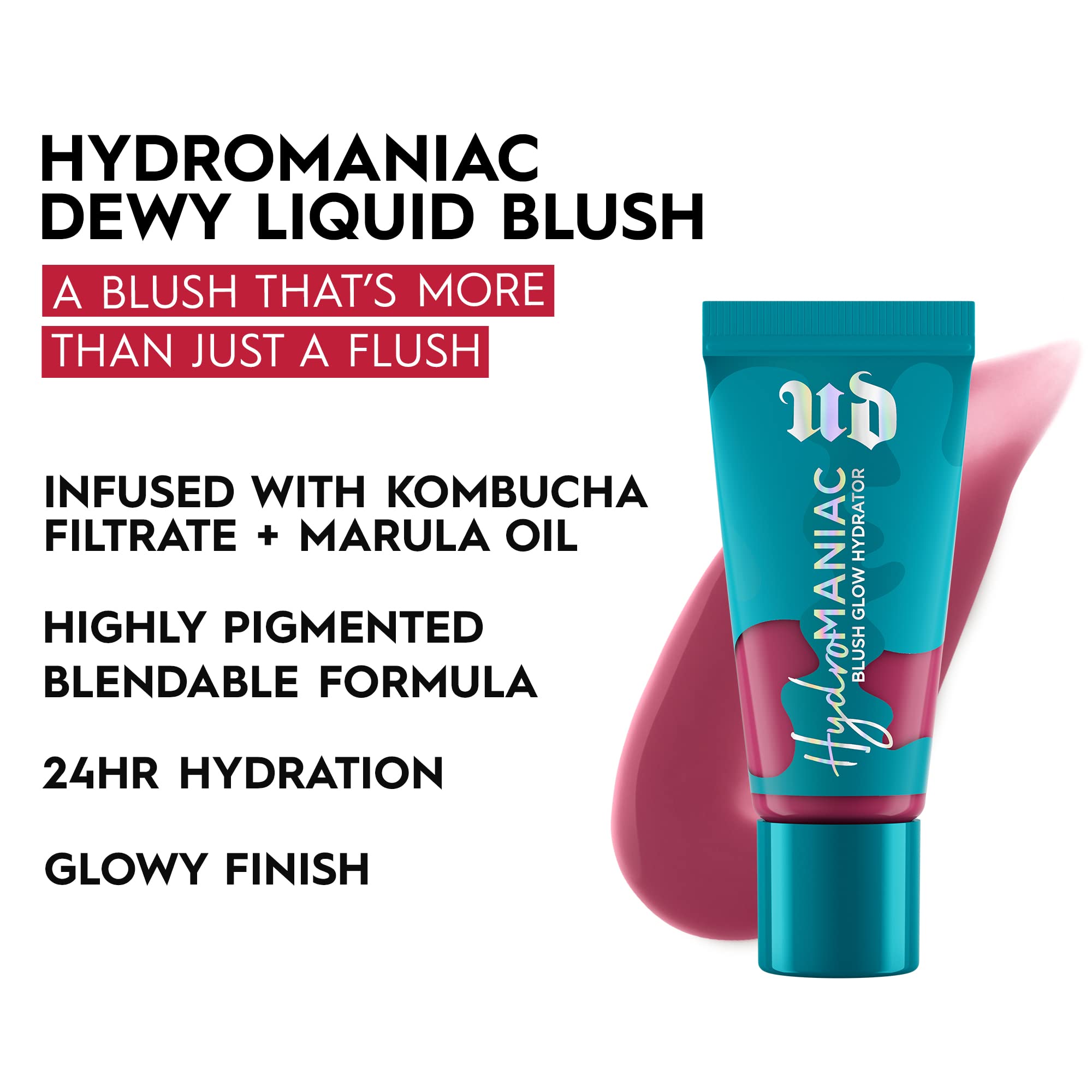 Foto 3 pulgar | Blush Urban Decay Hydromaniac Dewy Liquid Unhinged, 15 Ml, Vegano - Venta Internacional.