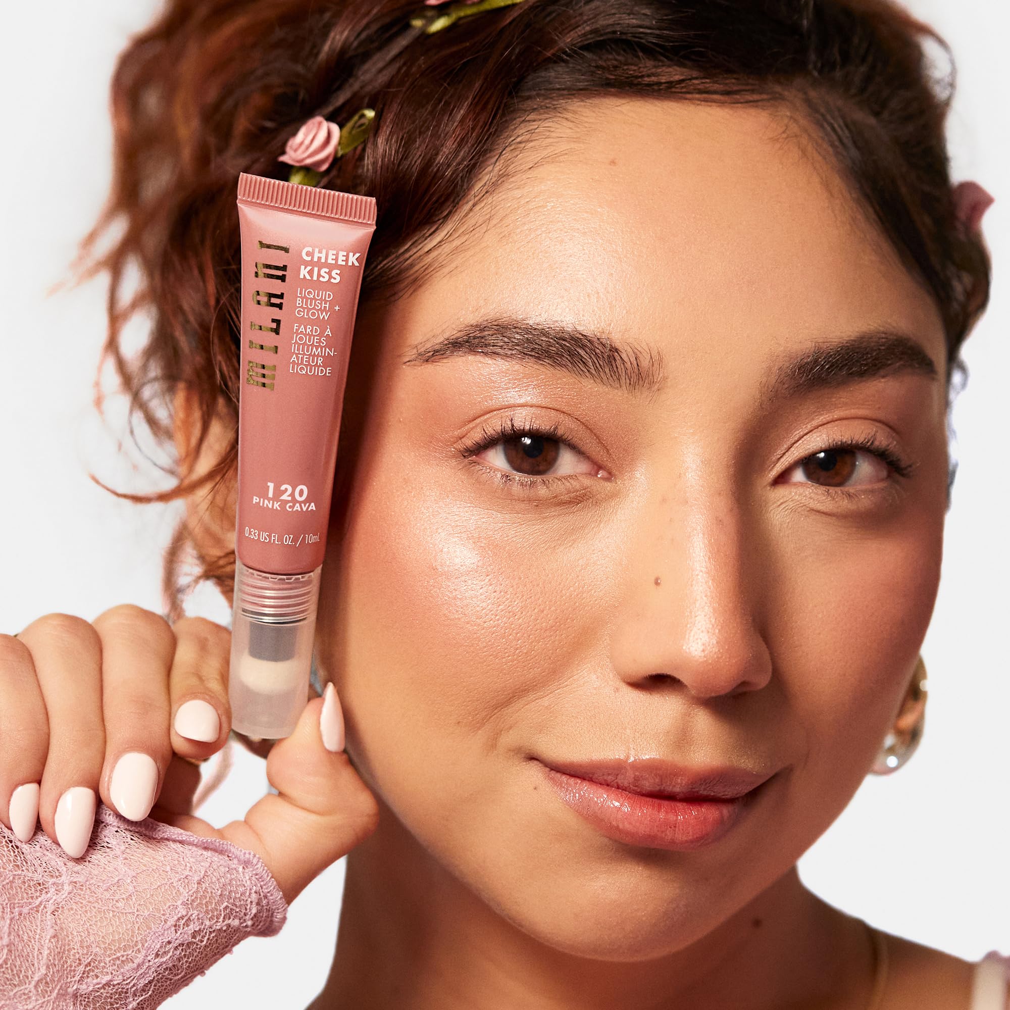 Foto 5 pulgar | Iluminador Blush And Glow Milani Cheek Kiss 120 Pink Cava - Venta Internacional.