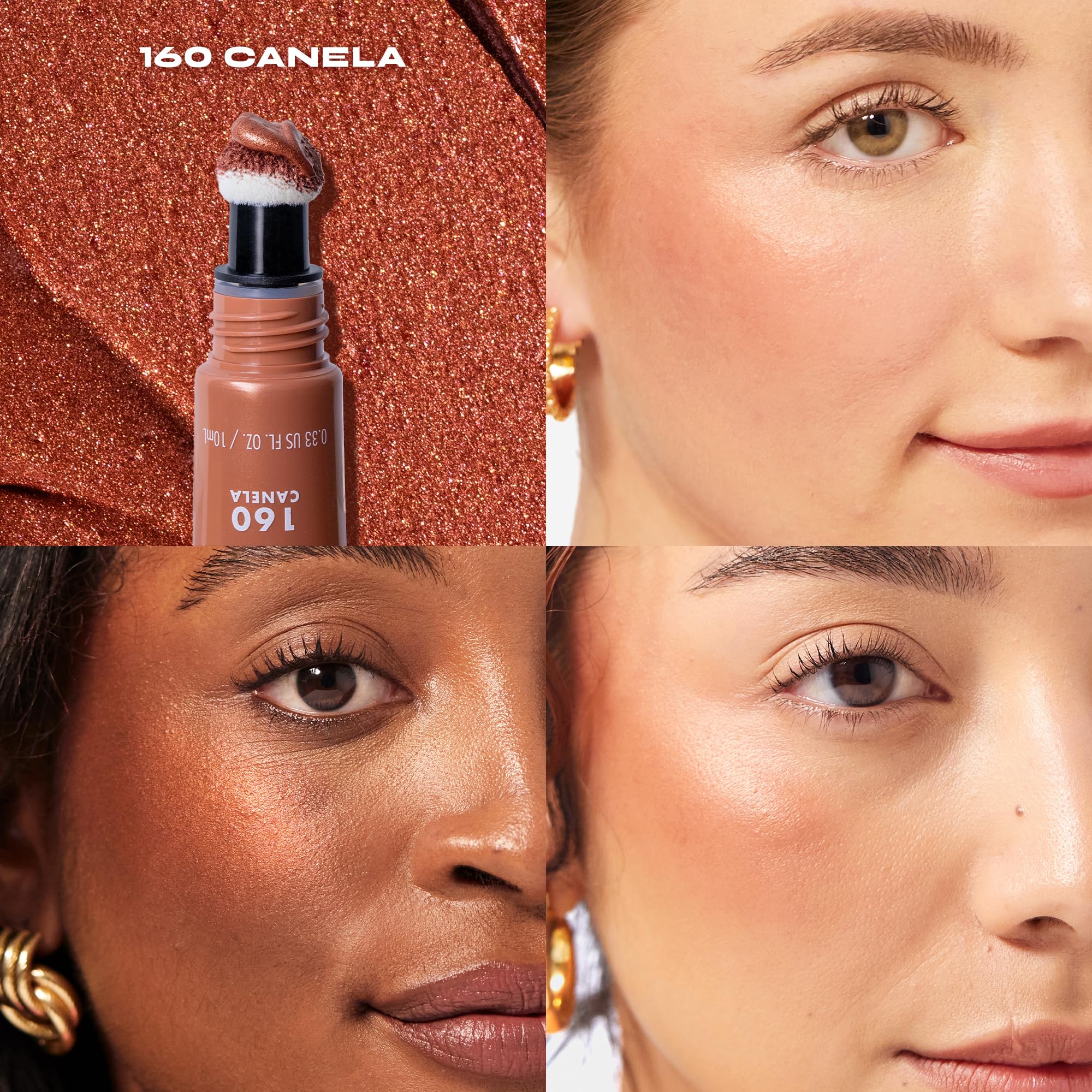 Foto 3 pulgar | Iluminador Blush And Glow Milani Cheek Kiss 160 Canela - Venta Internacional.