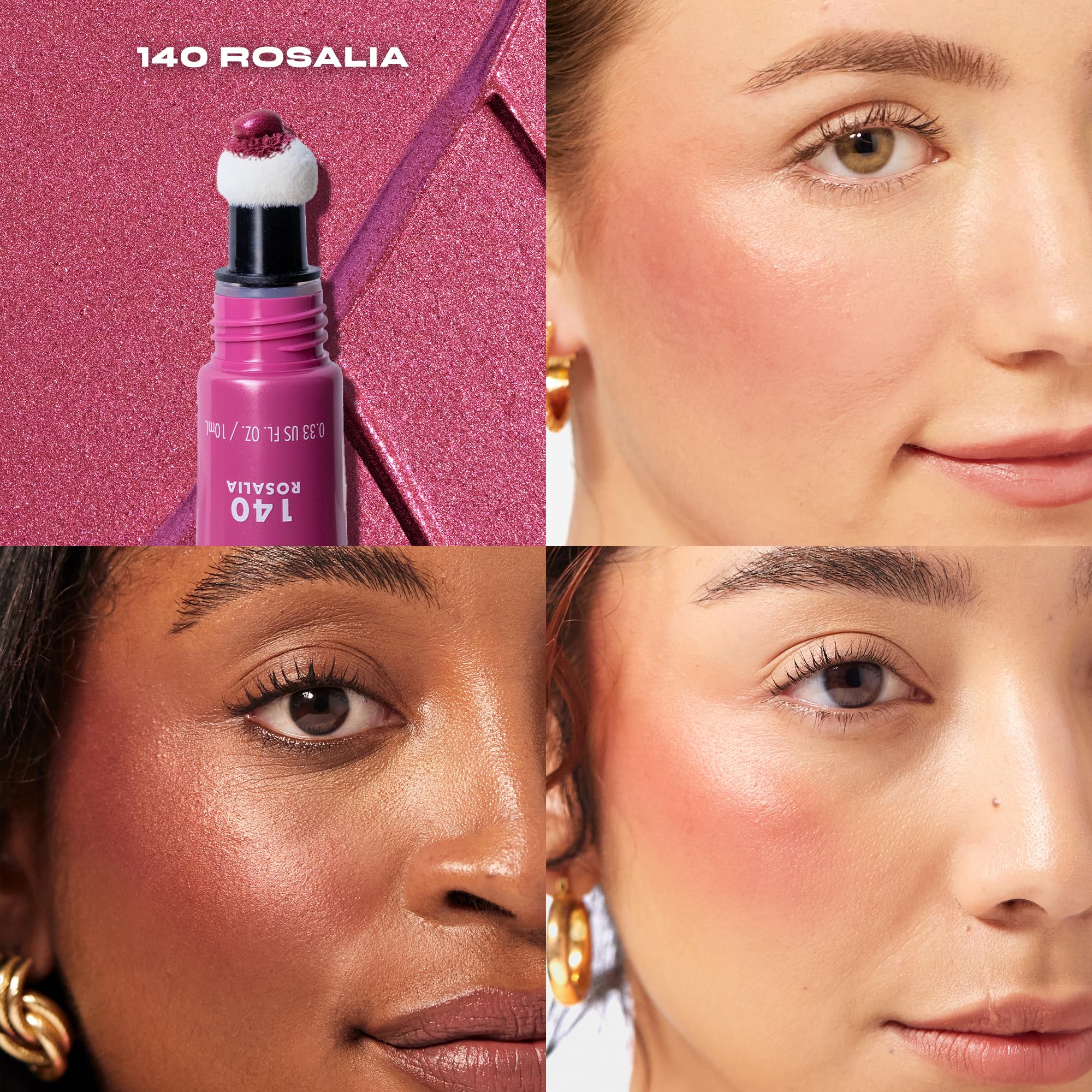 Foto 3 pulgar | Iluminador Blush And Glow Milani Cheek Kiss 140 Rosalia - Venta Internacional.