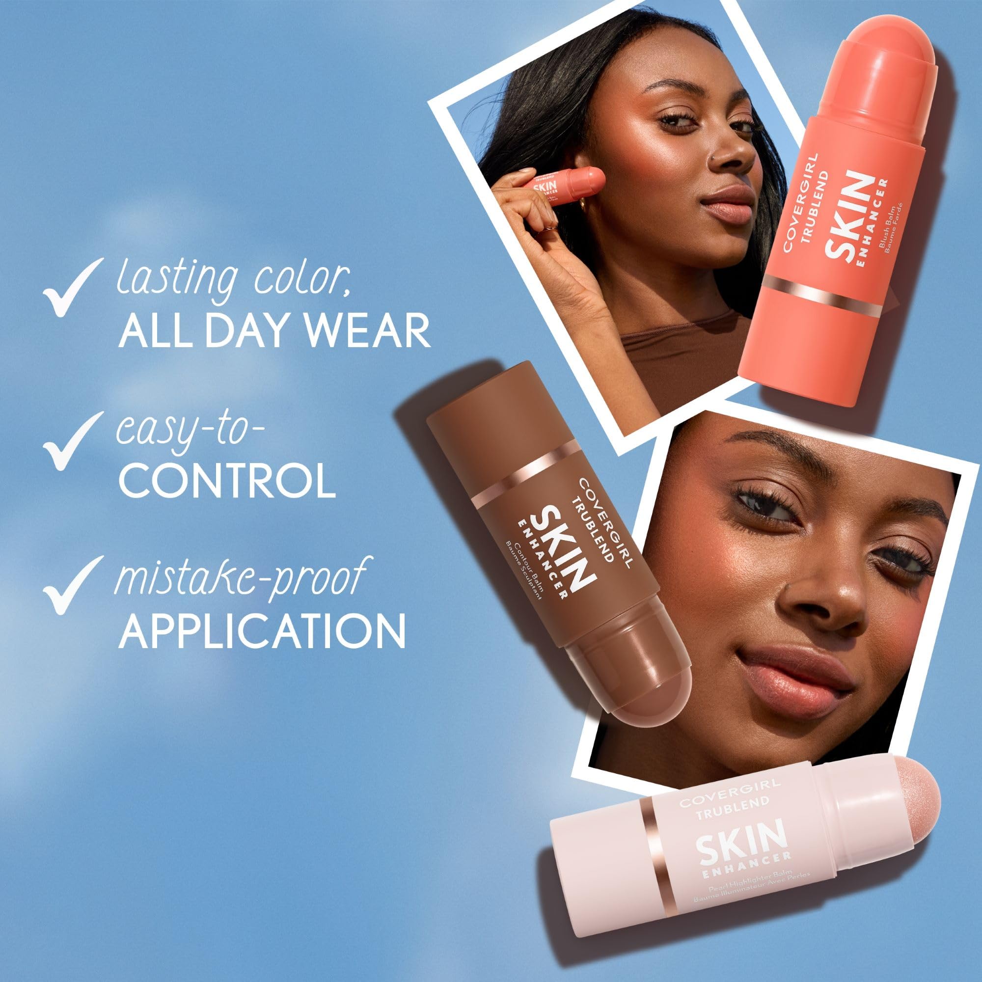 Foto 5 pulgar | Bálsamo Para Rubor En Barra Covergirl Trublend Skin Enhancer 220 Nude - Venta Internacional.