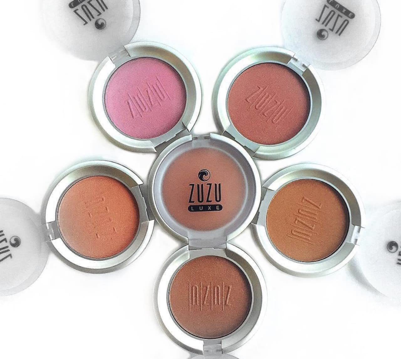 Foto 5 pulgar | Colorete Zuzu Luxe Mineral Haze Frambuesa/warm Shimmer, 3 Ml - Venta Internacional.