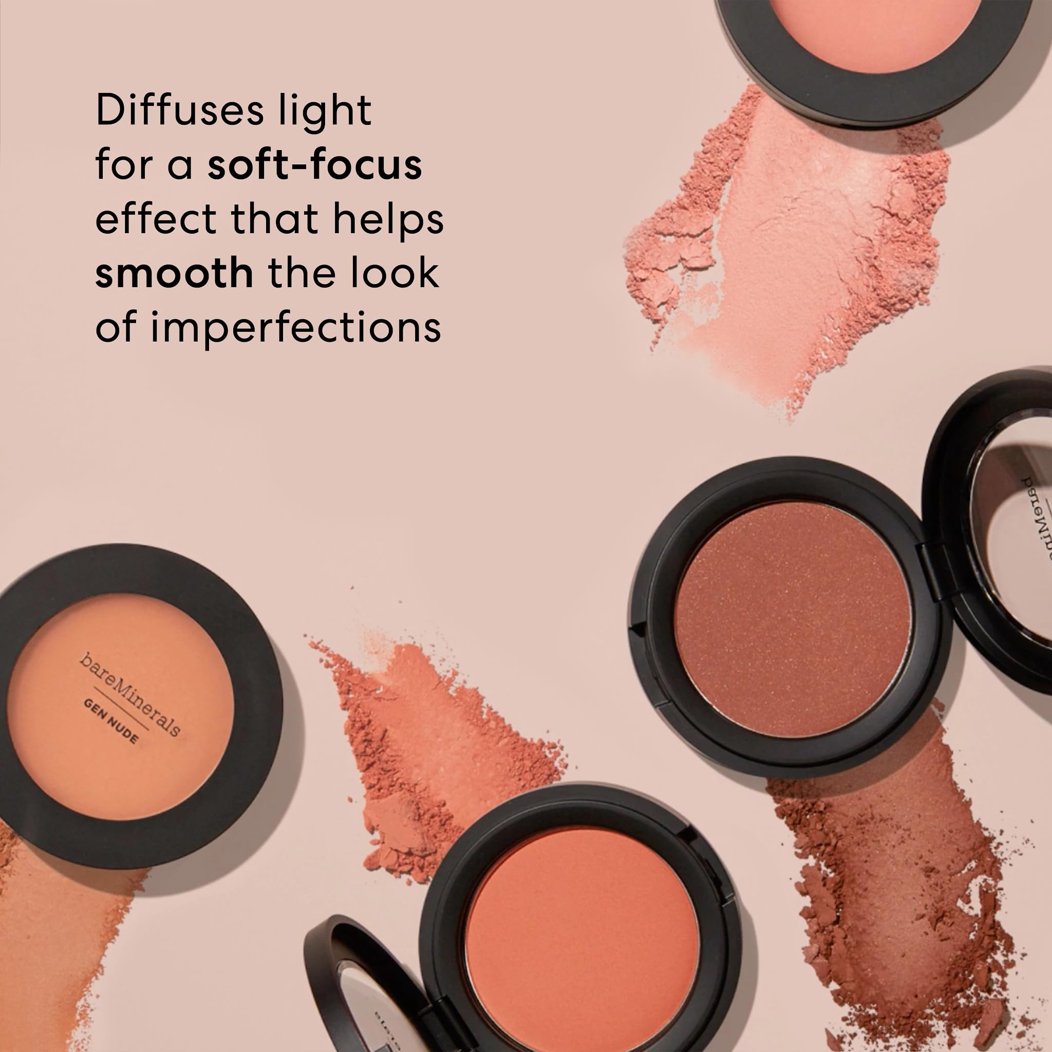 Foto 3 pulgar | Blush Bareminerals Gen Nude Powder Pretty En Rosa - Venta Internacional.