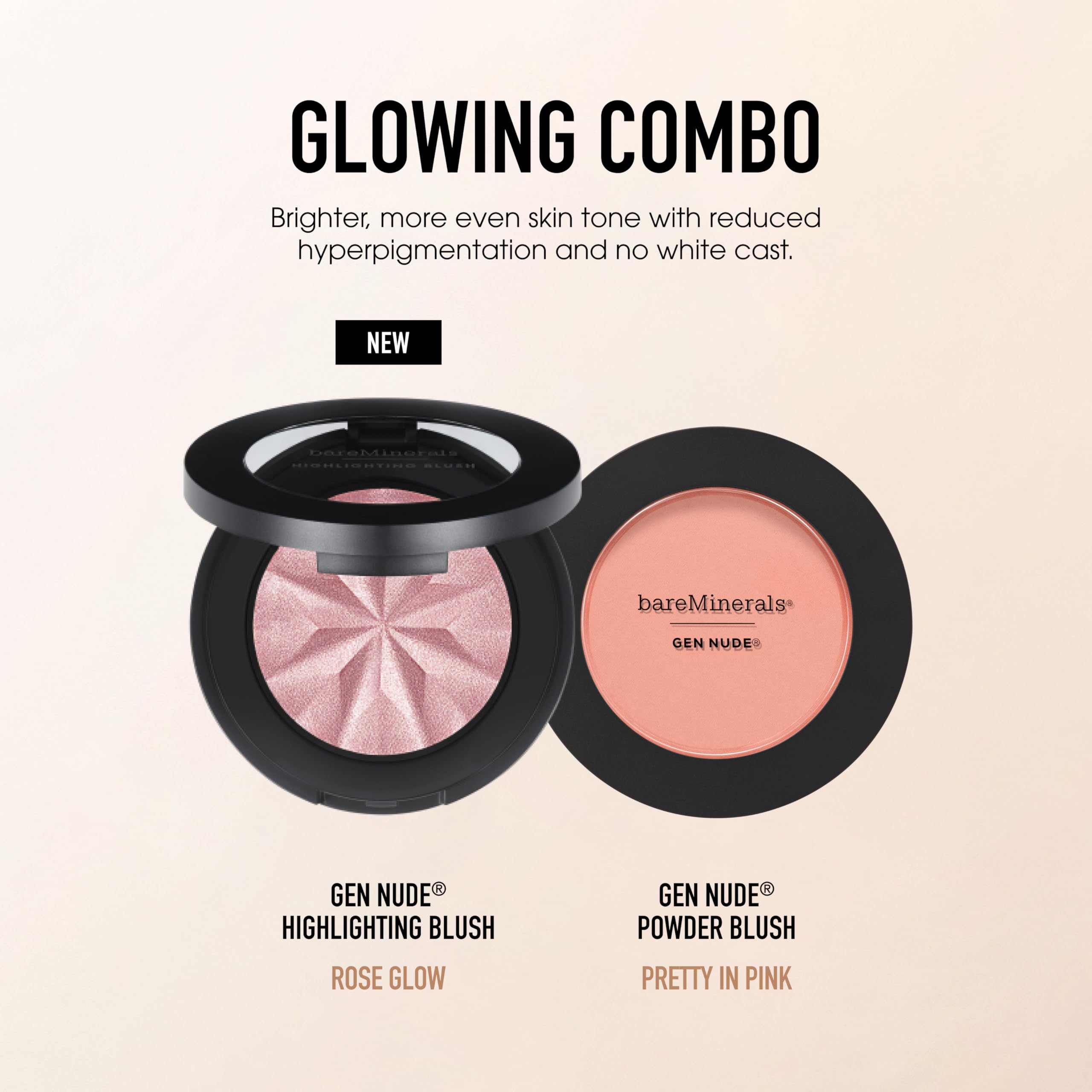 Foto 6 pulgar | Blush Bareminerals Gen Nude Powder Pretty En Rosa - Venta Internacional.
