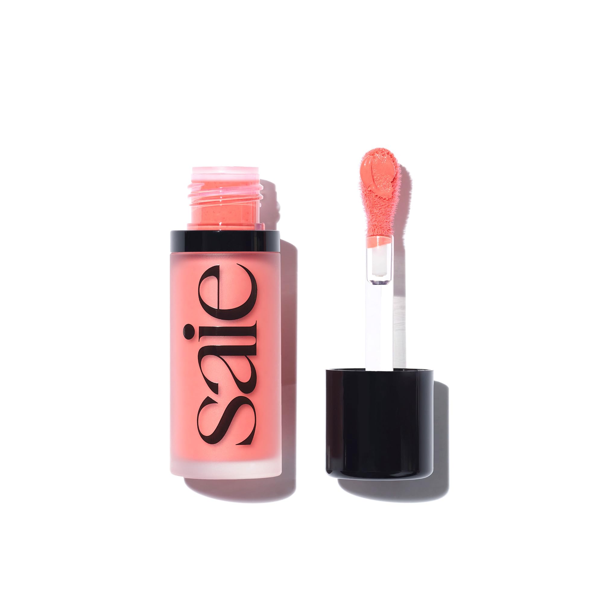 Blush Saie Dew Blush Líquido Ligero Con Amapola Coral Brillante - Venta Internacional.