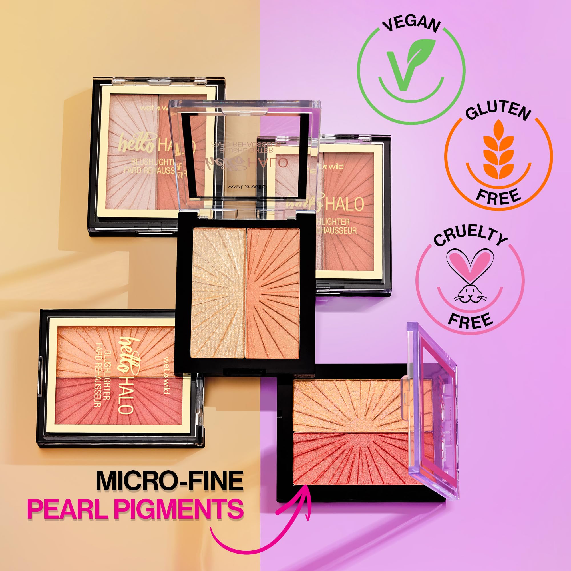 Foto 4 pulgar | Set De Colorete E Iluminador Wet N Wild Megaglo Flash Me - Venta Internacional.
