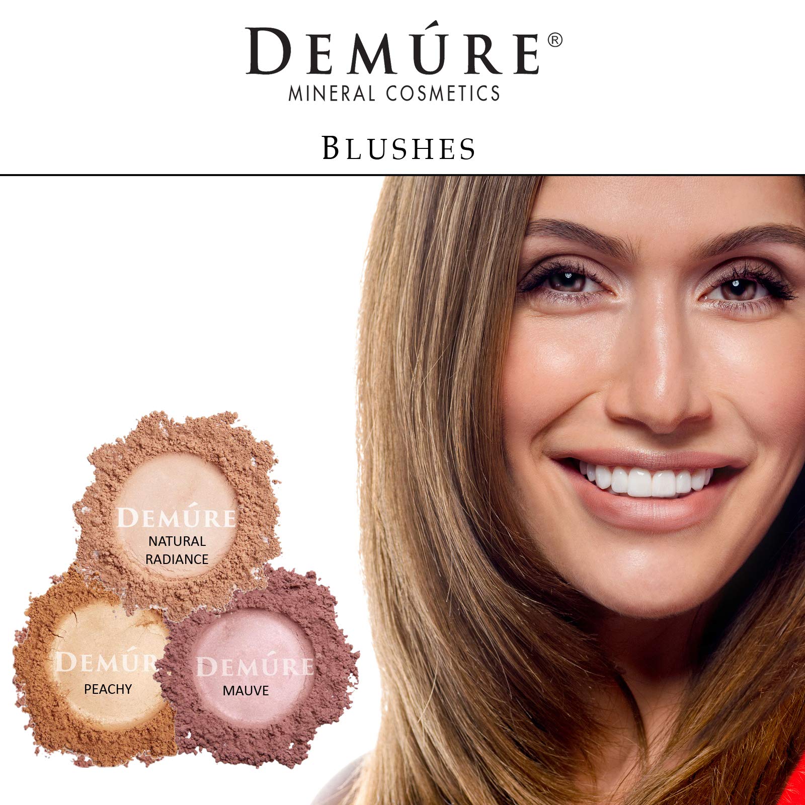 Foto 8 pulgar | Maquillaje Mineral Blush Demure Mauve Loose Powder Free Cruelty Free - Venta Internacional.