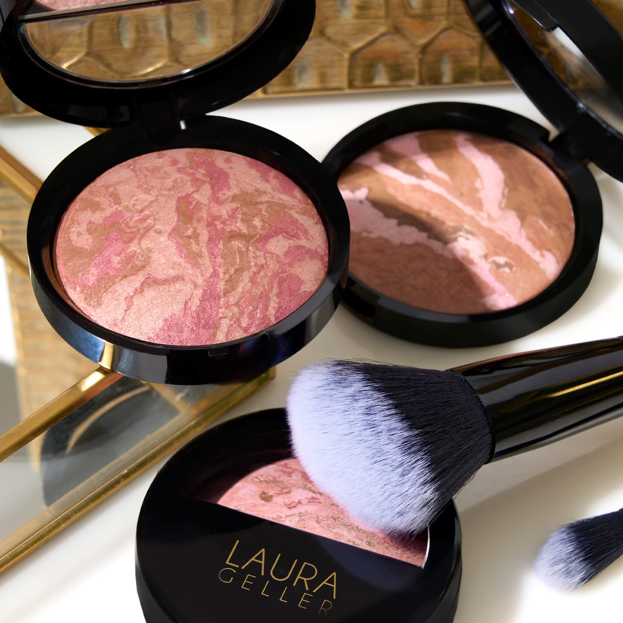 Foto 8 pulgar | Rubor Bronceador Escultor Blush-n-bronze Laura Geller Ginger - Venta Internacional.