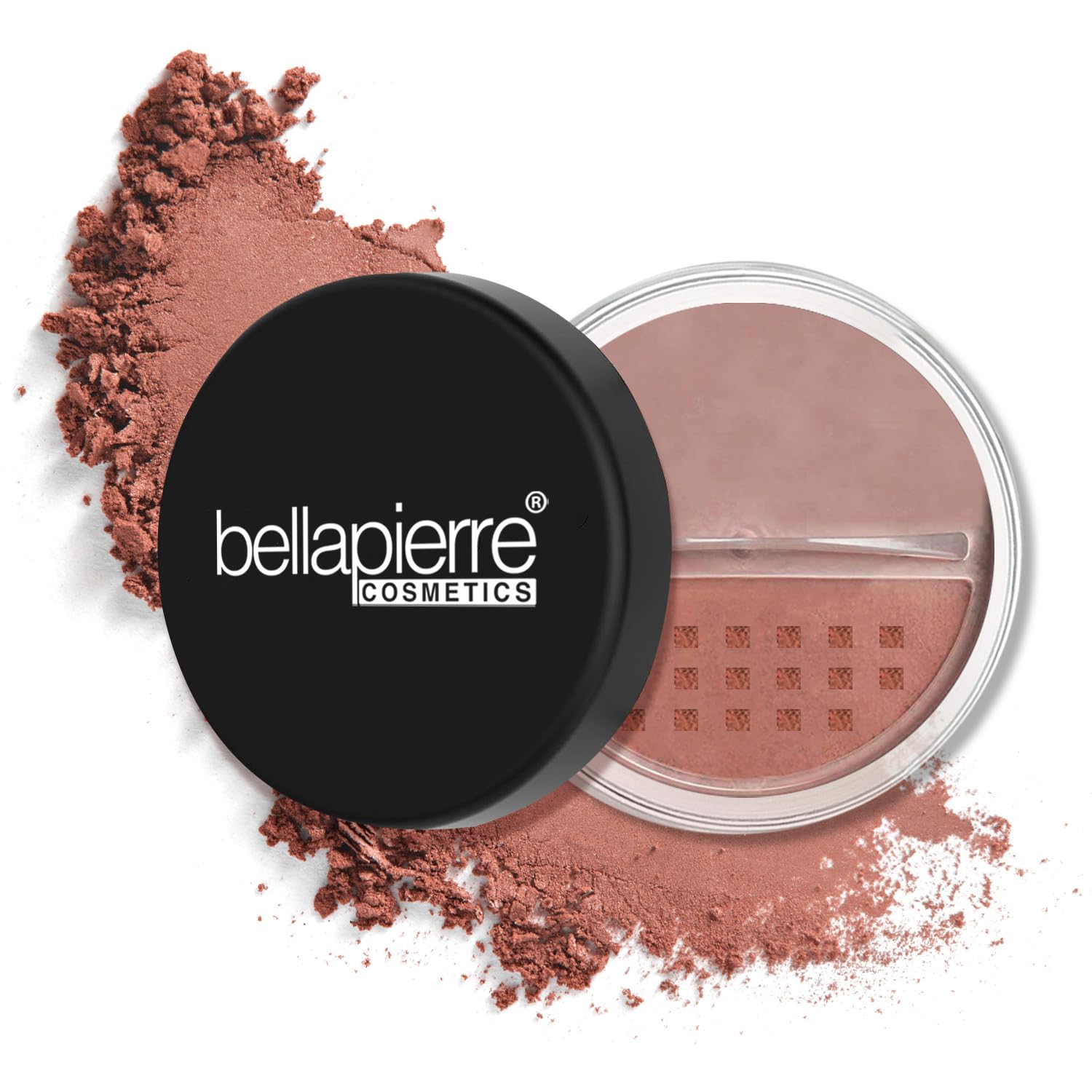 Rubor Mineral Bellapierre Para Piel Cálida Y Húmeda, Amaretto, 9 Ml - Venta Internacional.