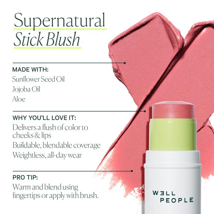 Foto 5 pulgar | Blush Stick Well People Supernatural Stick Color Baya - Venta Internacional.