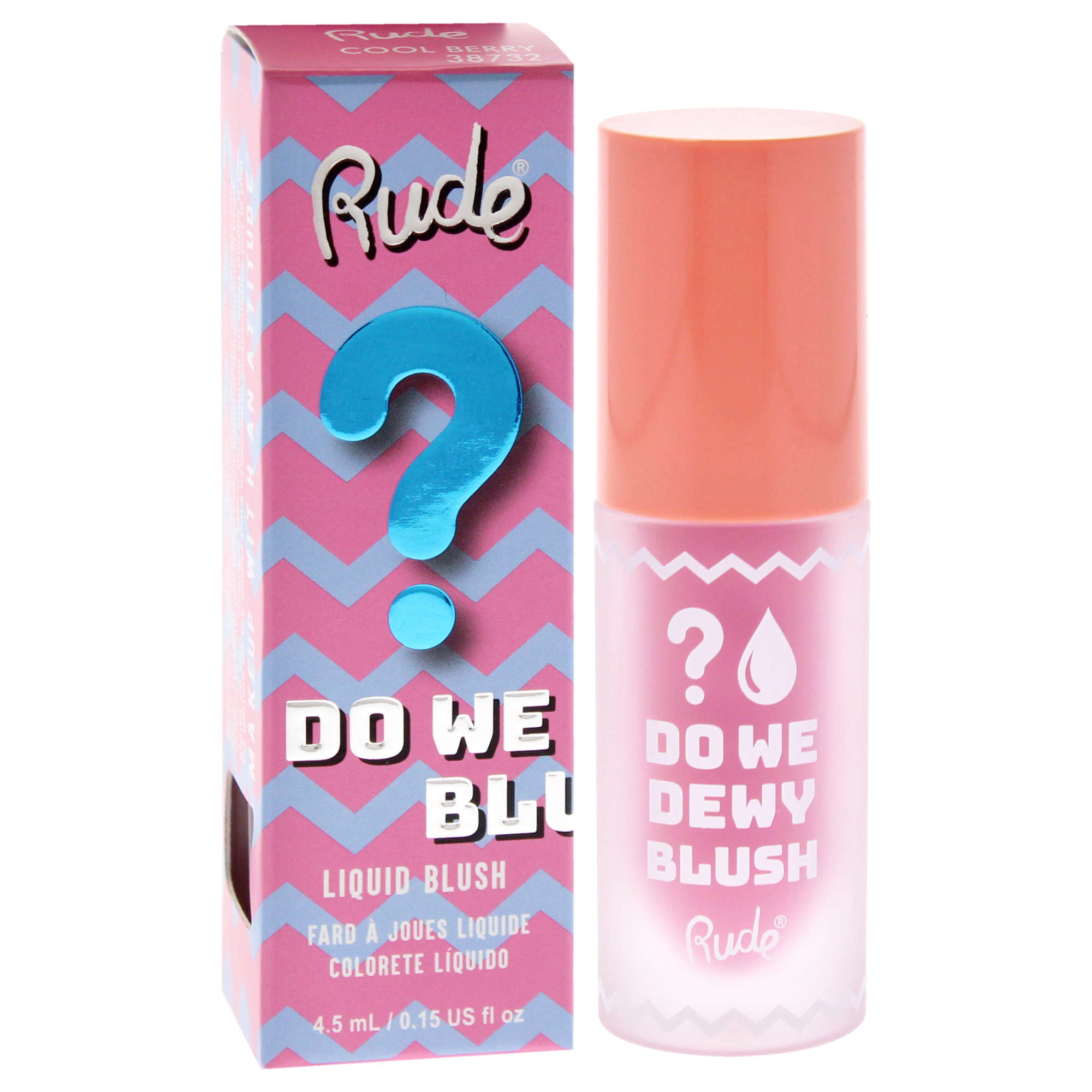 Foto 4 pulgar | Rubor Líquido Rude Cosmetics Do We Dewy Cool Berry, 4,4 Ml - Venta Internacional.