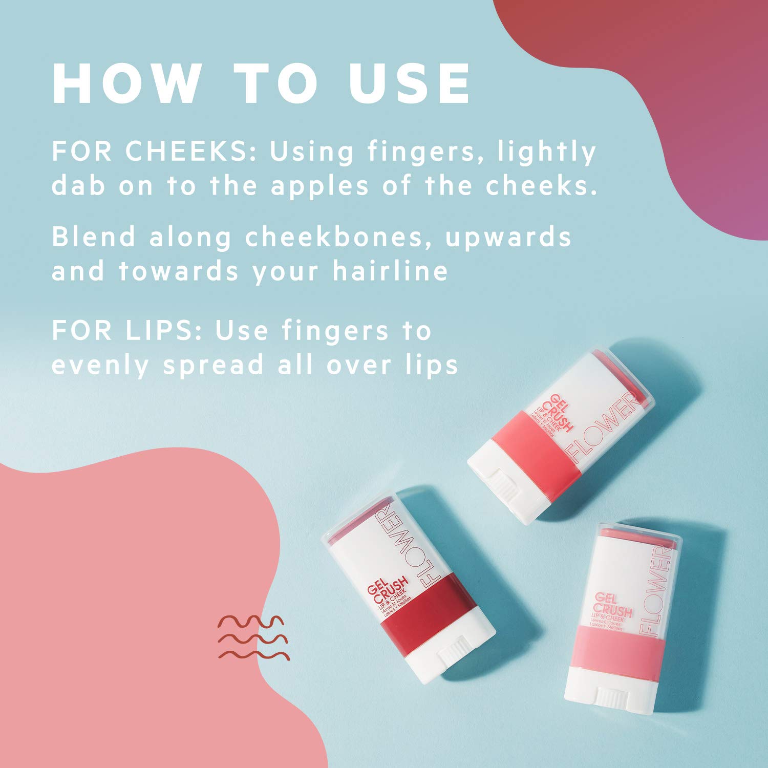 Foto 4 pulgar | Gel Multiadherente Flower Beauty para Labios y Mejillas Crush Frambuesa - Venta Internacional