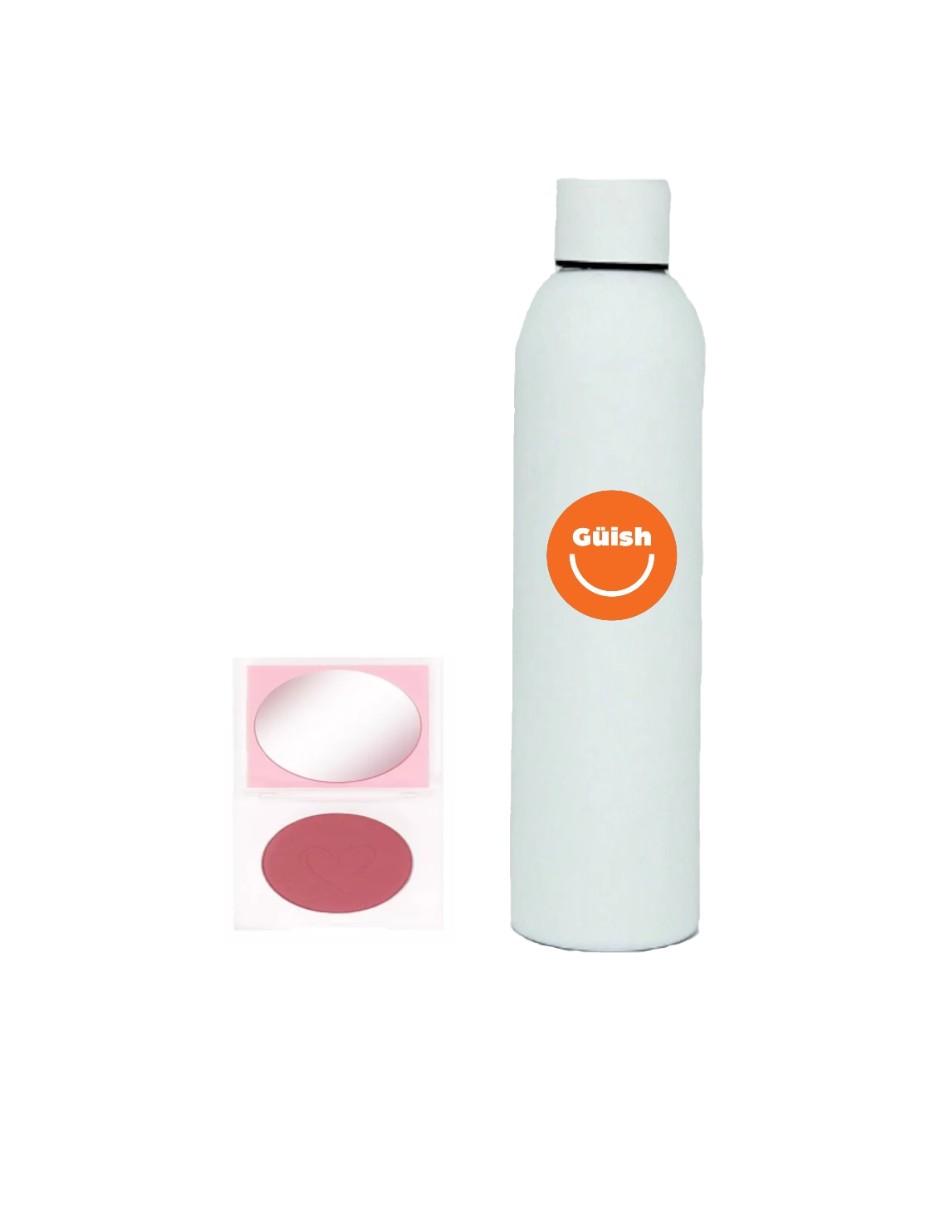 Foto 2 pulgar | Rubor Acabado Mate Beauty Creations Tono Vibin With U + Termo De Agua