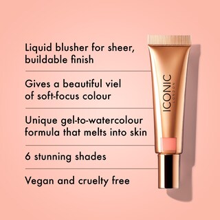 Foto 2 | Crema Líquida Ligera Blush Iconic London Sheer Blush - Venta Internacional