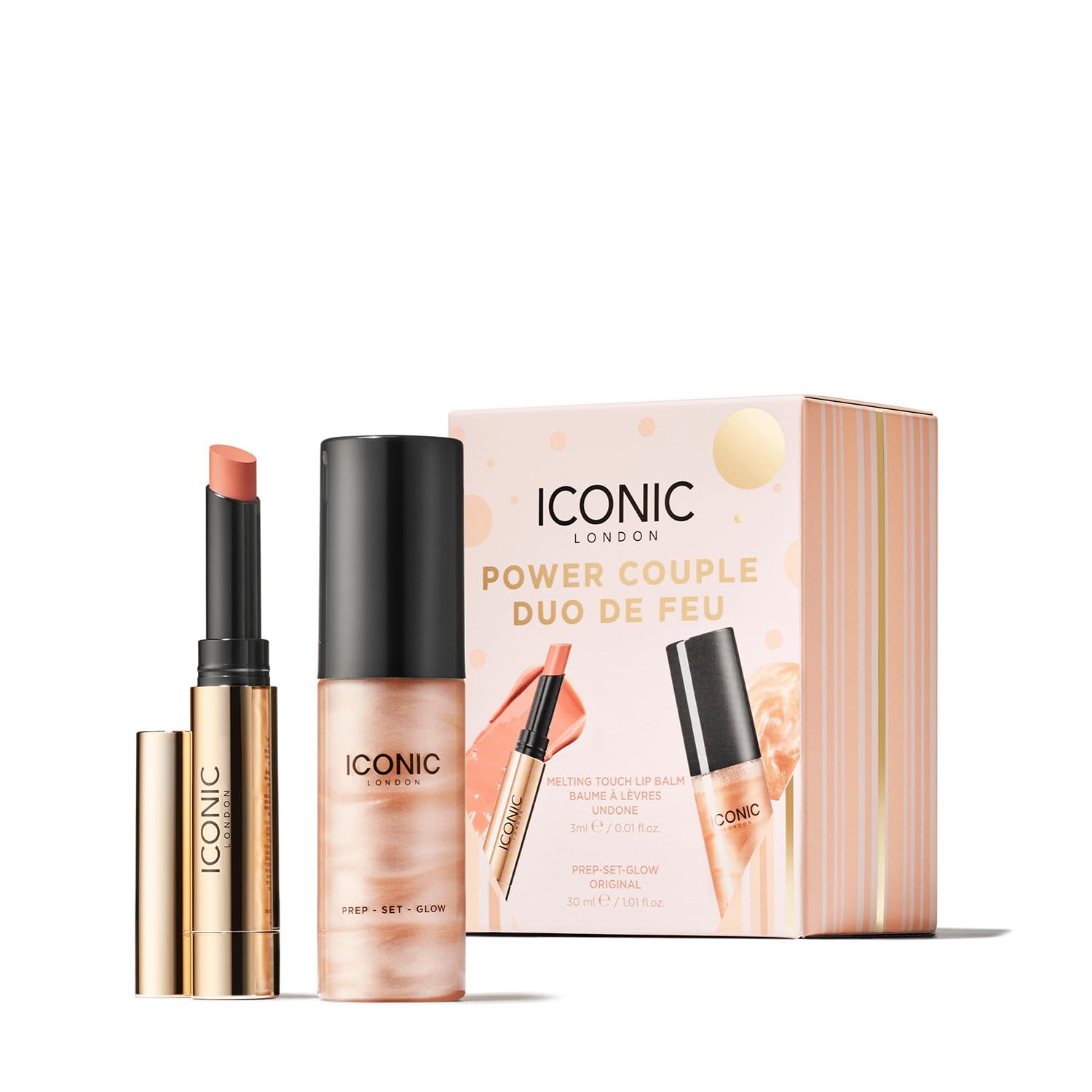 Foto 3 pulgar | Set De Regalo Iconic London Melting Touch Lip Balm + Prep-set-glow - Venta Internacional.