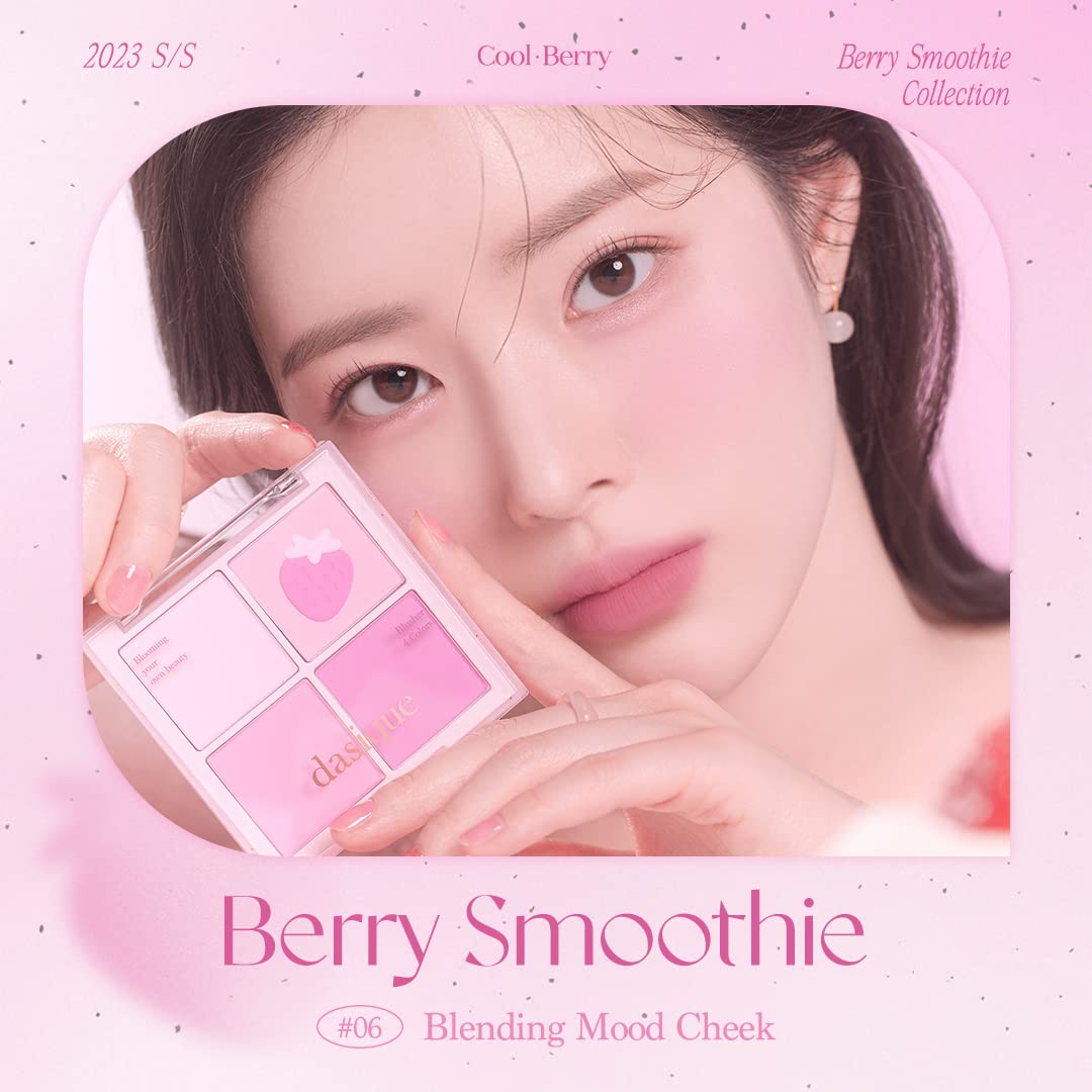 Foto 3 pulgar | Blush Dasique Blending Mood Cheek #06 Berry Smoothie Vegan - Venta Internacional.