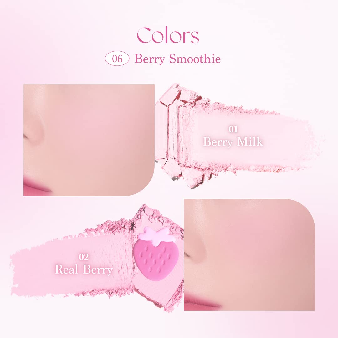Foto 5 pulgar | Blush Dasique Blending Mood Cheek #06 Berry Smoothie Vegan - Venta Internacional.