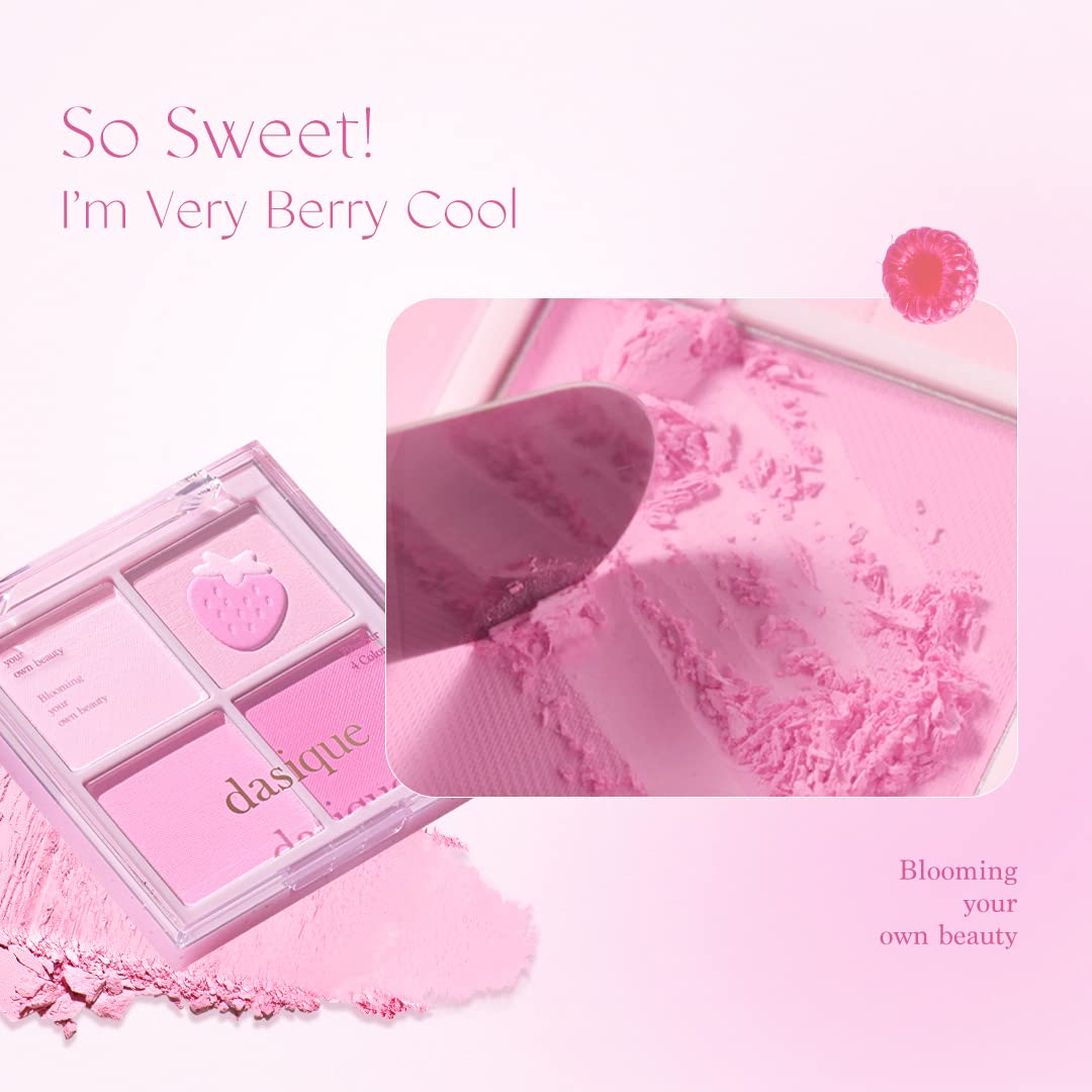 Foto 8 pulgar | Blush Dasique Blending Mood Cheek #06 Berry Smoothie Vegan - Venta Internacional.