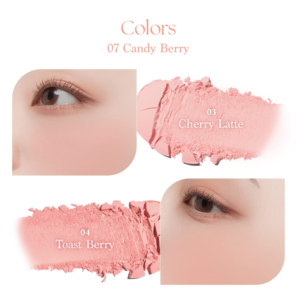 Foto 6 pulgar | Colorete Dasique Blending Mood Cheek #07 Candy Berry Vegan - Venta Internacional.