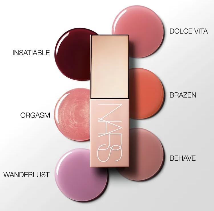 Foto 8 pulgar | Colorete Líquido Nars Afterglow Brazen 7ml - Venta Internacional.