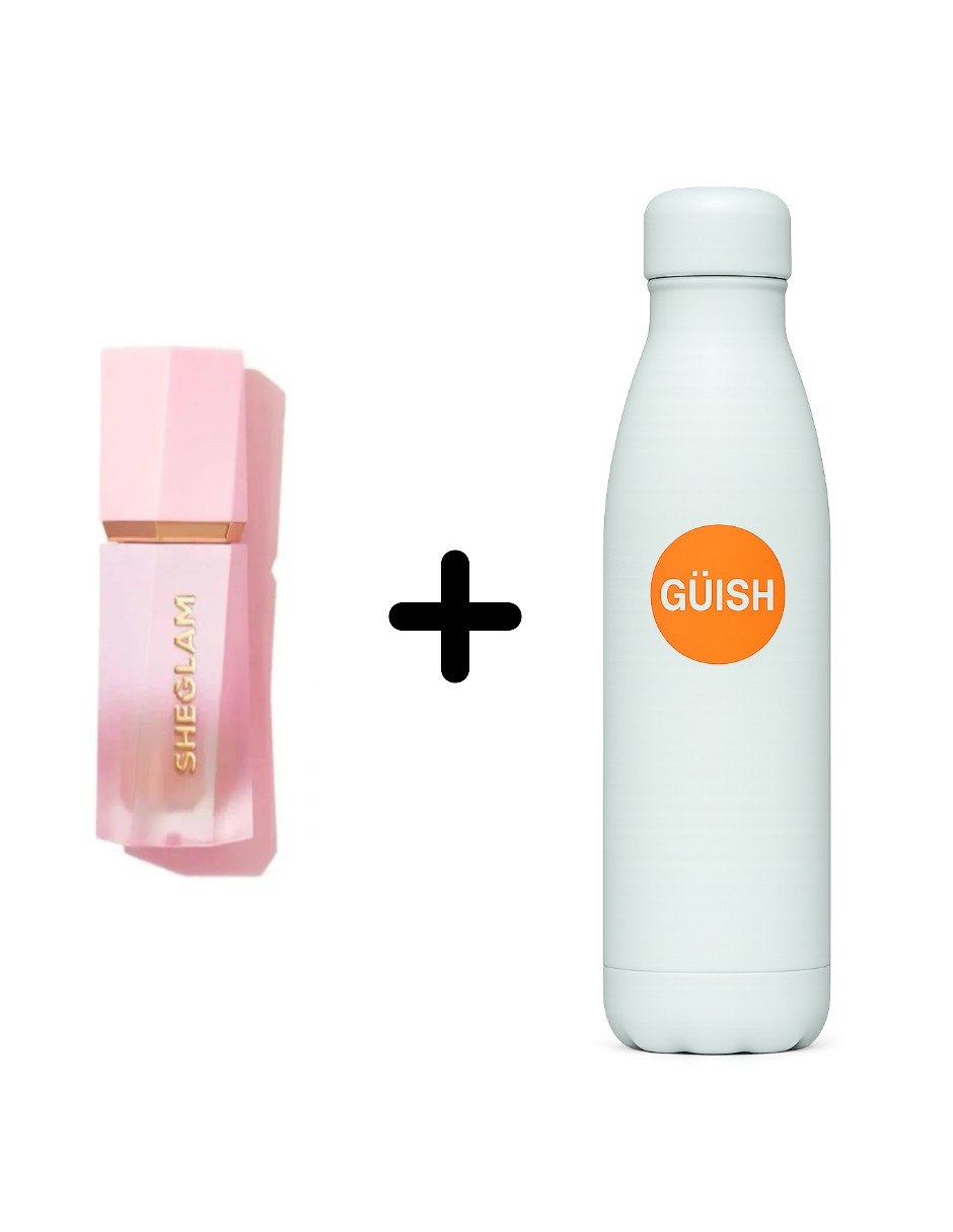 Maquillaje De Rubor Líquido Sheglam+termo De Agua De Regalo Güish