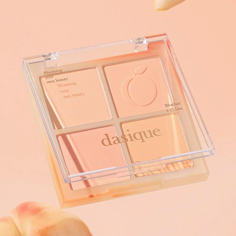 Foto 6 pulgar | Paleta De Coloretes Dasique Blending Mood Cheek #03 Peach Vegan - Venta Internacional.