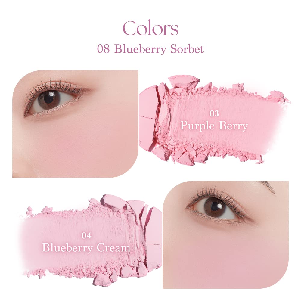 Foto 7 pulgar | Blush Dasique Blending Mood Cheek #08 Sorbete De Arándanos Vegano - Venta Internacional.