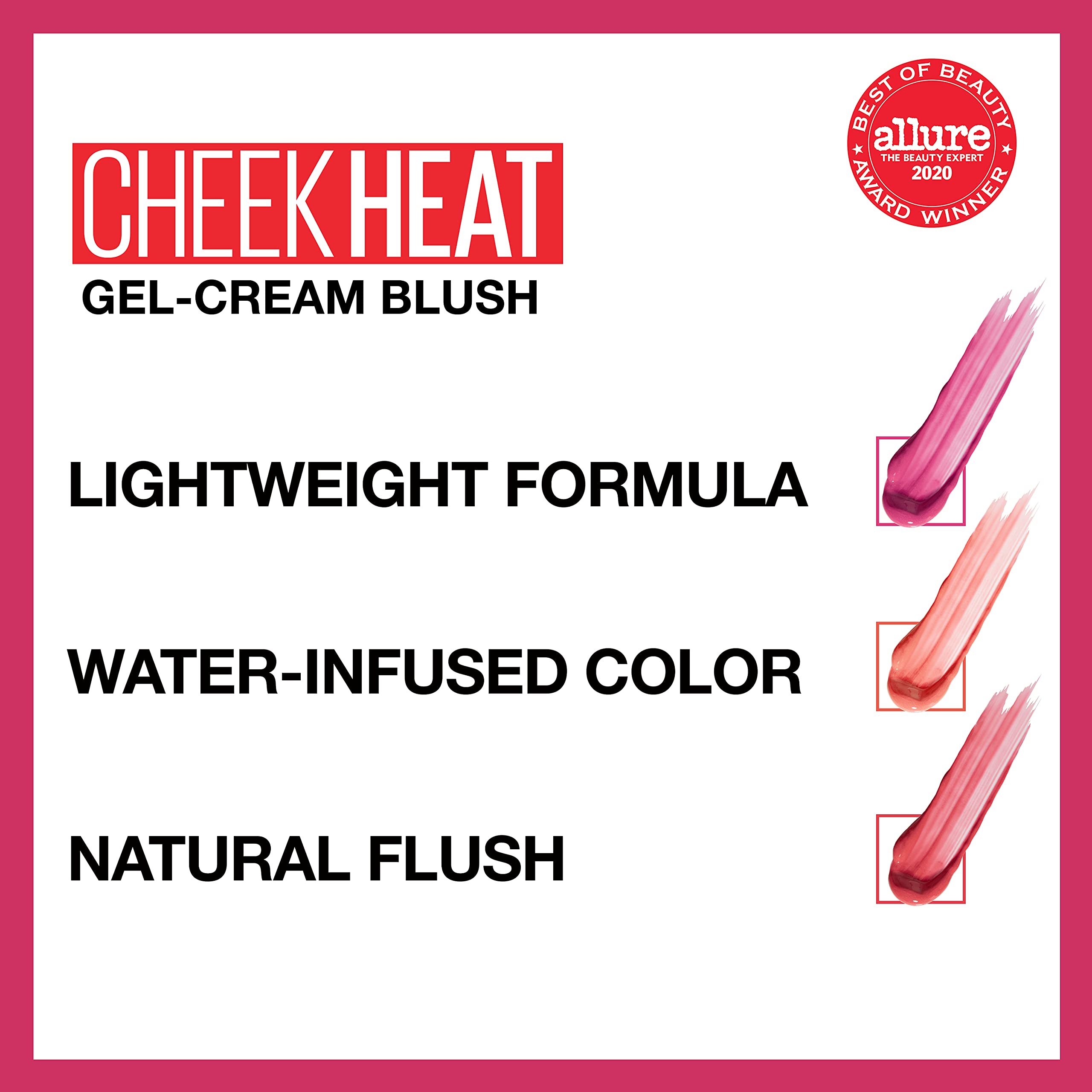 Foto 6 pulgar | Colorete Maybelline Cheek Heat Gel-cream Rose Flush - Venta Internacional.
