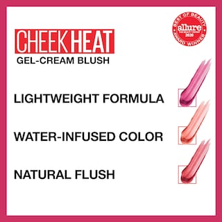 Foto 5 | Colorete Maybelline Cheek Heat Gel-cream Rose Flush - Venta Internacional.