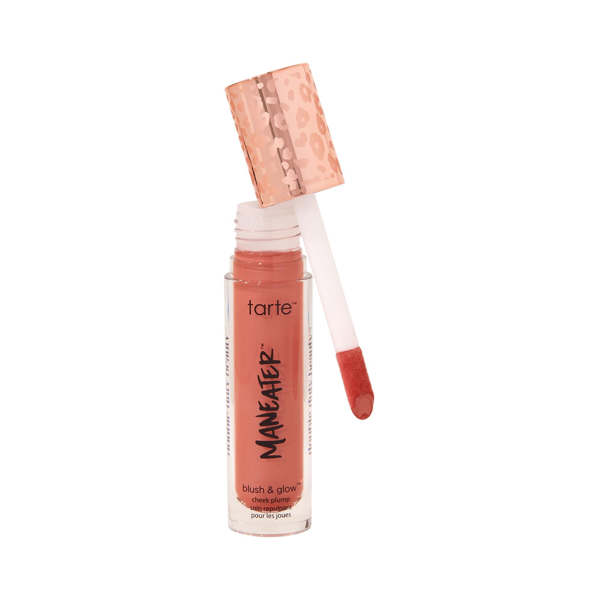 Blush & Glow Cheek Plump Tarta Maneater Coral, Tamaño Completo - Venta Internacional.