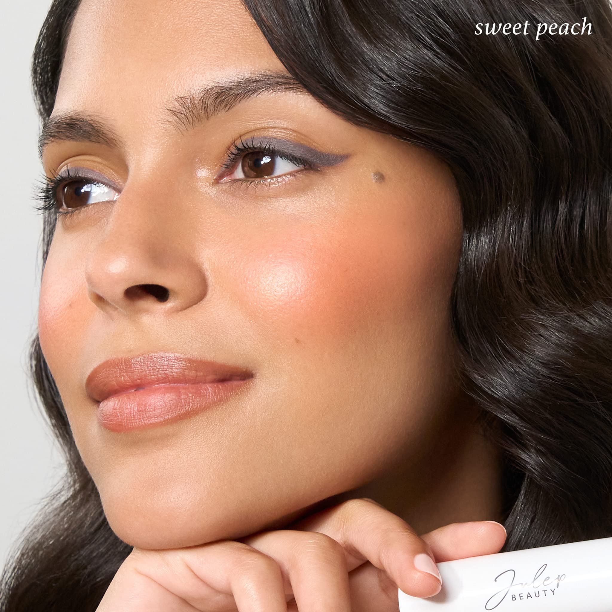 Foto 8 pulgar | Blush Stick Julep Skip The Brush Sweet Peach 2 En 1 - Venta Internacional.