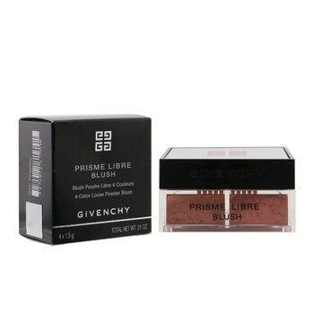Foto 4 pulgar | Blush Givenchy Prisme Libre En Polvo Suelto De 4 Colores #6 Flanelle - Venta Internacional.