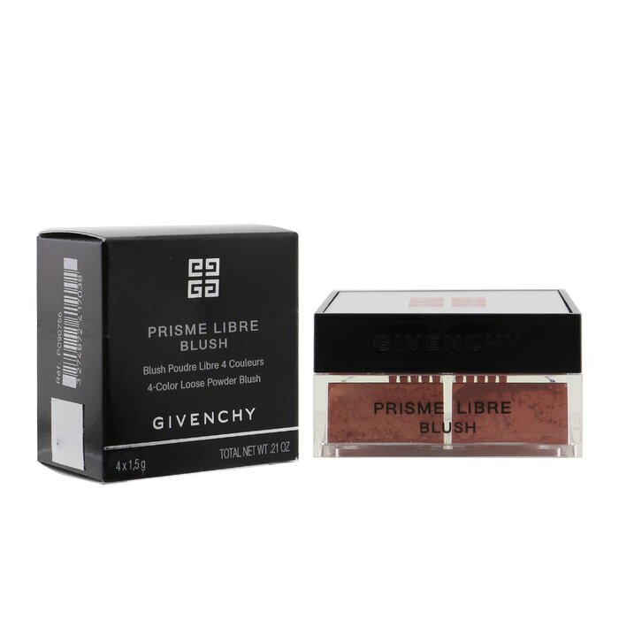 Foto 6 pulgar | Blush Givenchy Prisme Libre En Polvo Suelto De 4 Colores #6 Flanelle - Venta Internacional.