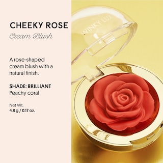 Foto 2 | Colorete En Crema Winky Lux Cheeky Rose Coral Brilliant - Venta Internacional.