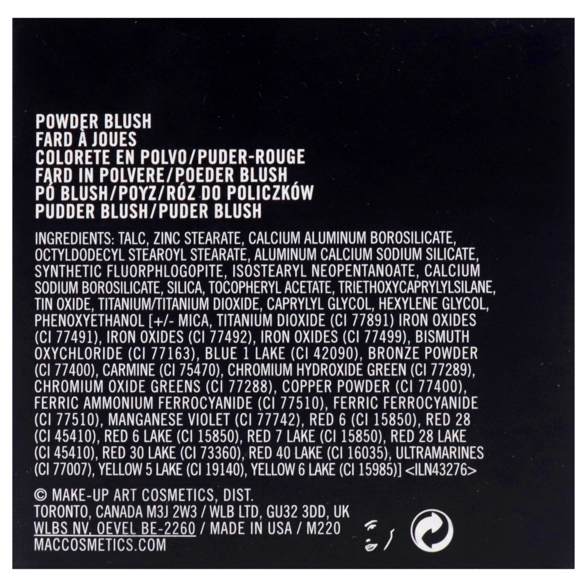 Foto 6 | Rubor En Polvo Mac Pink Swoon Para Mujer, 6 G - Venta Internacional.