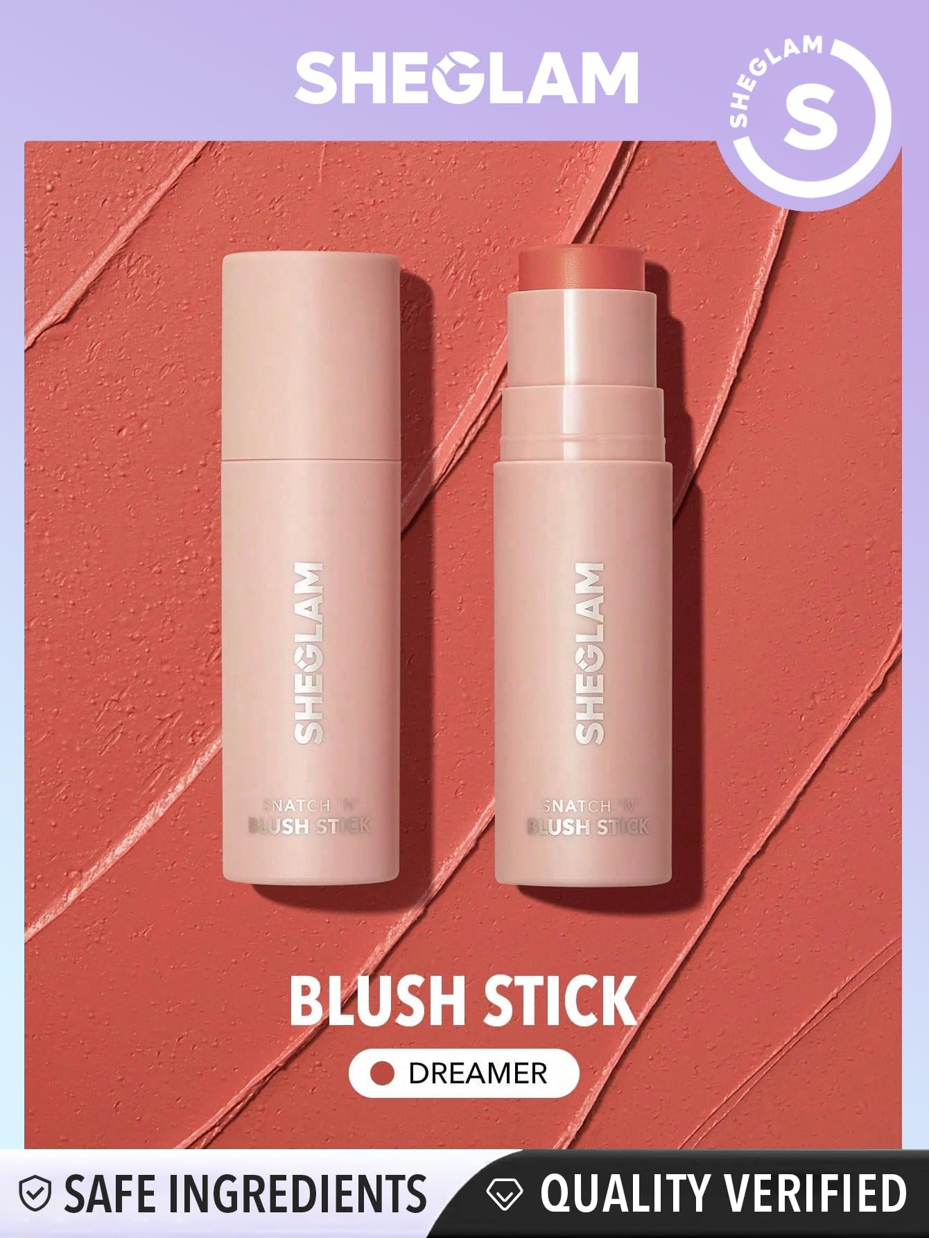 Foto 8 pulgar | Barra De Colorete Sheglam Snatch N Cream Dreamer Longlasting - Venta Internacional.