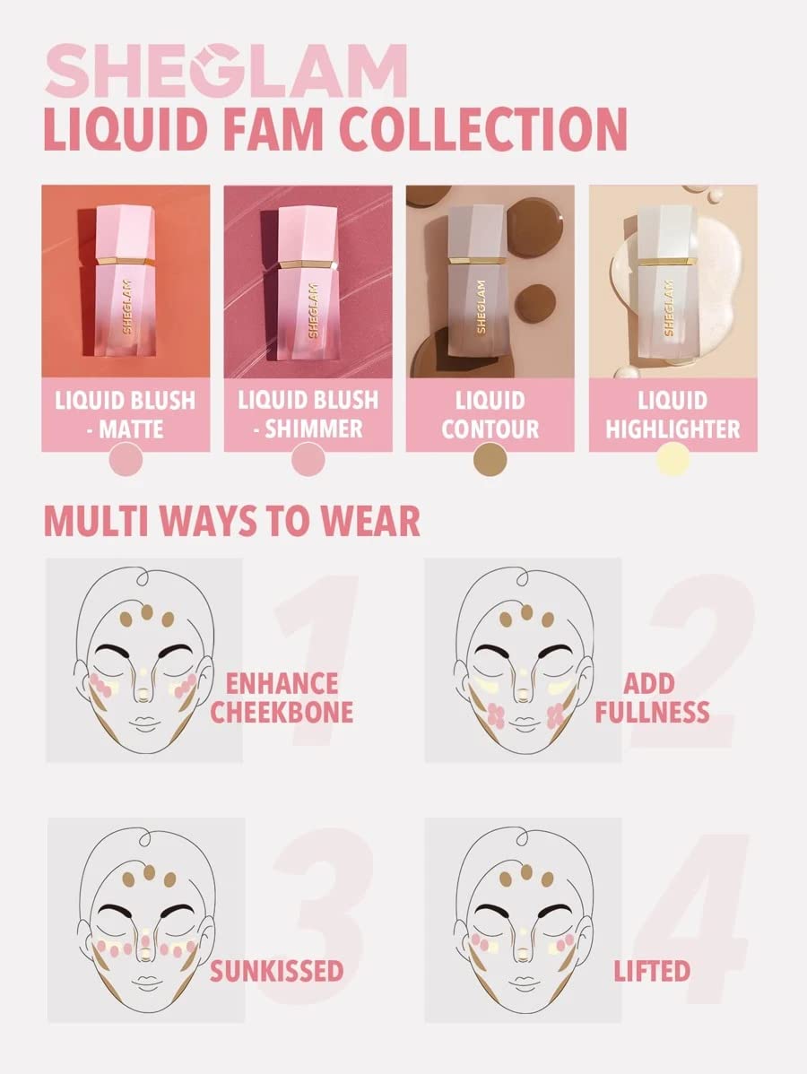 Foto 7 pulgar | Traje De Cumpleaños Liquid Blush Sheglam Color Bloom Con Acabado Mate - Venta Internacional.