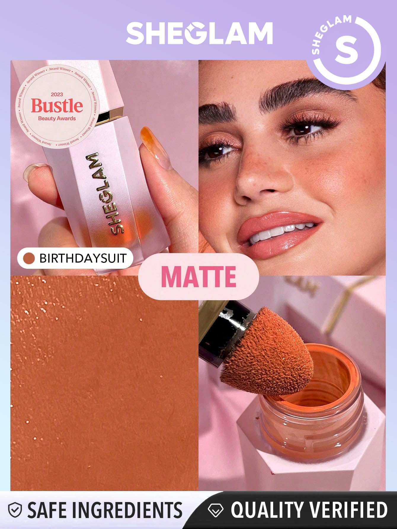 Foto 8 pulgar | Traje De Cumpleaños Liquid Blush Sheglam Color Bloom Con Acabado Mate - Venta Internacional.